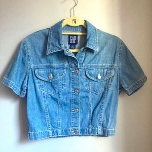 Vintage Denim Gap Crop Top